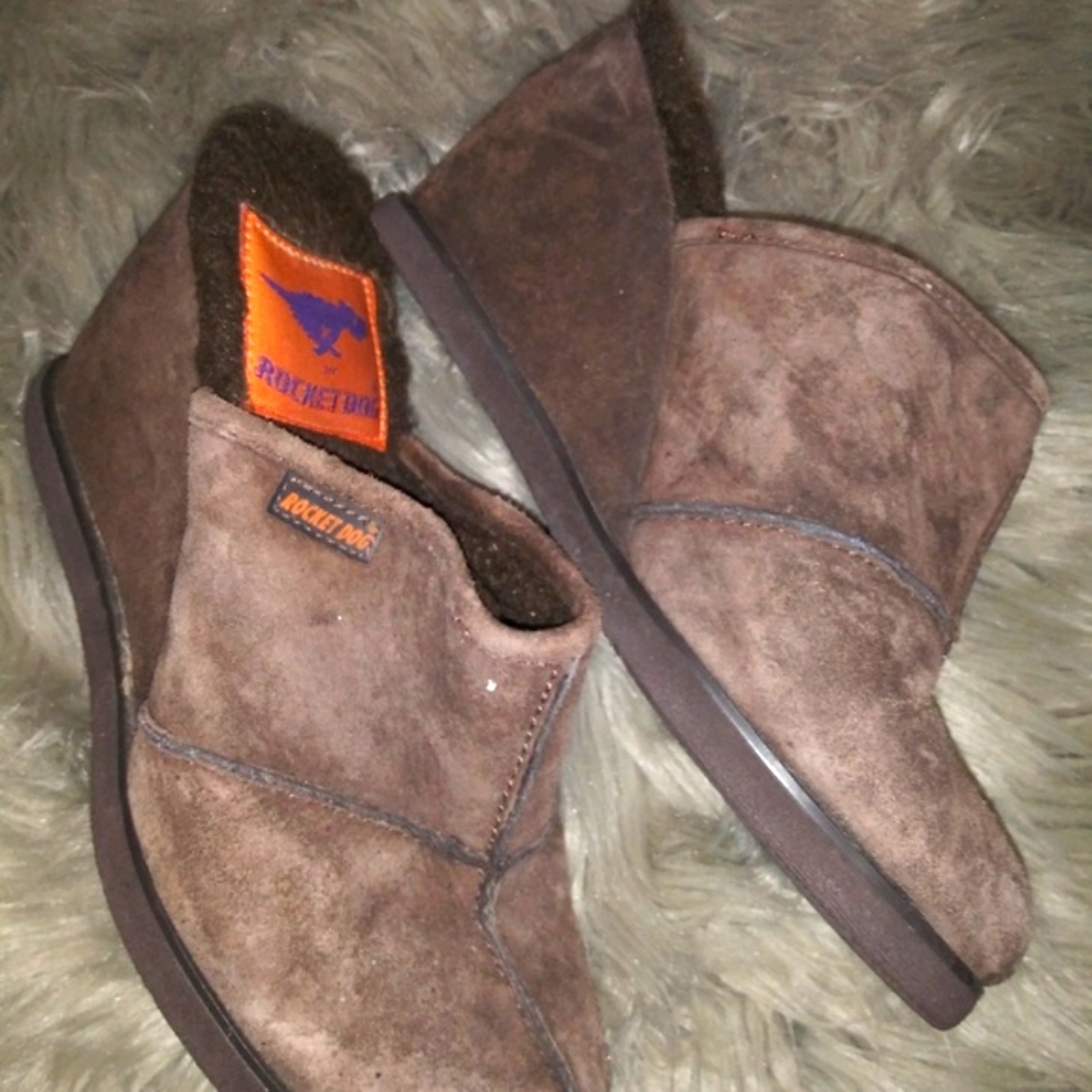 Suede Rocket Dog Wedges